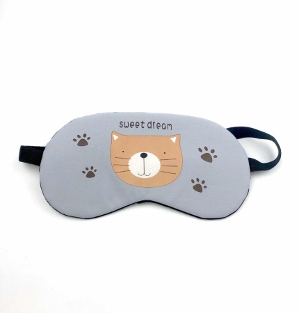 Маска для сна №6 (Кот с лапками) Артикул: MSK-6 В наличии 