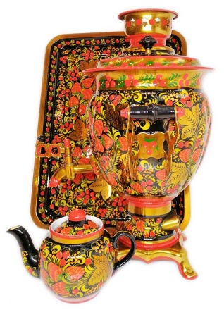 Самовар электрический 3 литра набор Хохлома Арт. 474214 