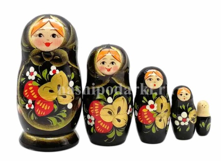 Матрешка "Клубничка" 12 см. 5 мест арт. 4579821