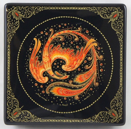 Шкатулка 12х12 см "Жар-птица" арт. 756425