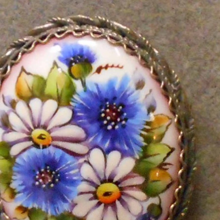 картинка Ростовская финифть Брошь арт. 1118438 