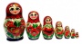 Матрешка Вятская сувенирная 7 мест 14см арт. 49871