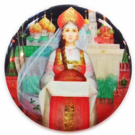 Магнит "Хлеб да Соль" 6х6см Арт. 140219242