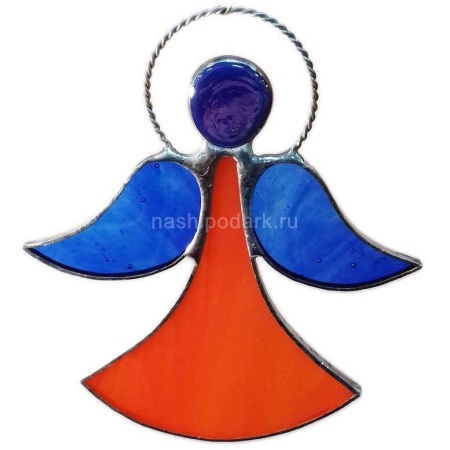 Витражная подвеска "Ангел" 10х9см Арт. 150319524 