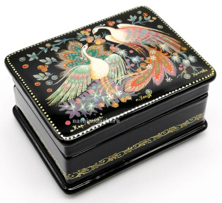 Шкатулка Холуй "Жар-птица" 6х8 см. арт. 276221