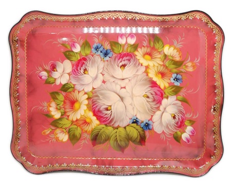 Поднос в стиле жостово 36х47 см. арт. 684329 