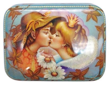 Шкатулка оригинальная "Парочка" 11х9 см. ат. 796429