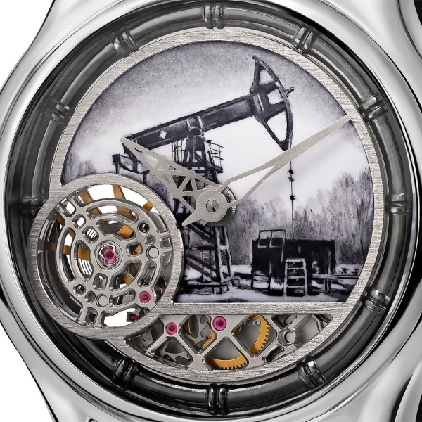 Серебряные мужские часы НИКА EXCLUSIVE 1102.0.9.45 