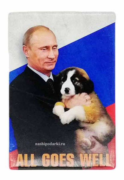 Магнит Путин 8х5 см. арт. 917599