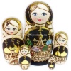Матрешка 5 мест "Золотые купола" 14см Арт. 060319467