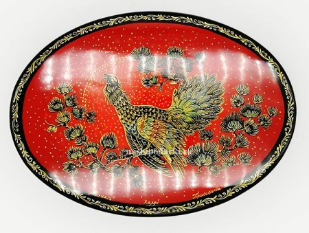 Шкатулка холуй "Глухарь" 14х10 см. арт. 2363722