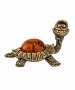 Фигурка из латуни Черепаха в шляпе 50х32 мм. арт. 302