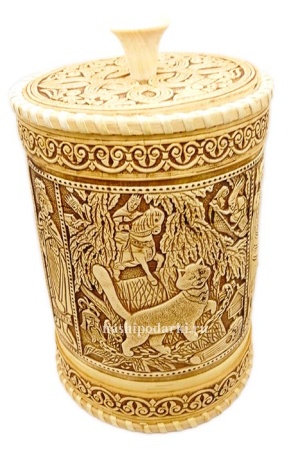 картинка Туес береста 25х16см арт. 89743 магазин русских сувениров  Наши подарки