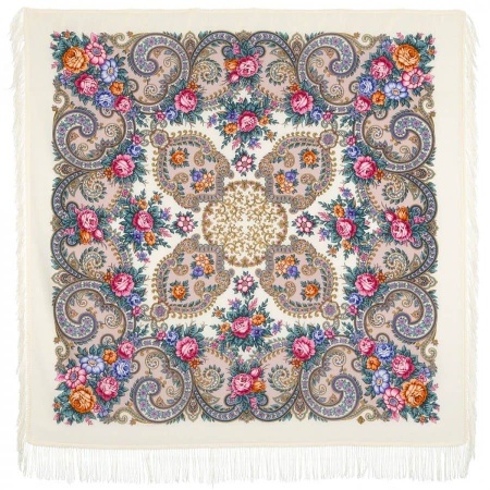 Павлопосадский платок «В краю чудес» 1778-0 