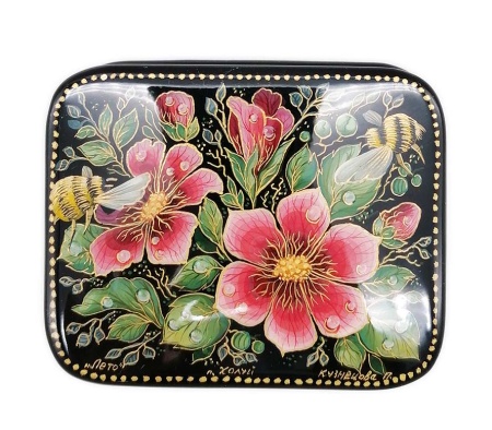 Шкатулка Холуй "Лето" 8х6 см. арт. 58432