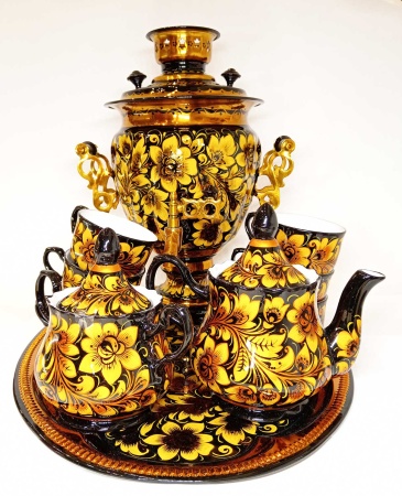 Набор самовар электрический с сервизом "Кудрина" арт. 7564322 