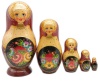 Матрешка "Цветы" 17 см. арт. 43581
