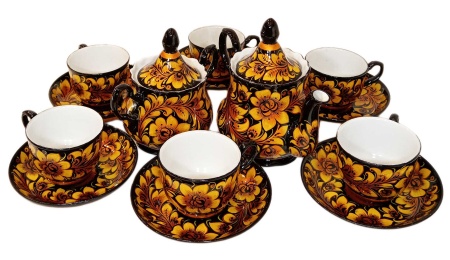 Набор самовар электрический с сервизом "Кудрина" арт. 7564322 