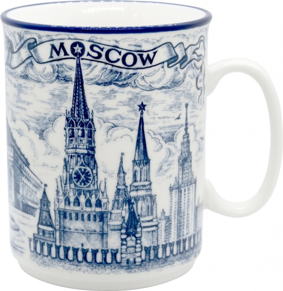 Кружка "Москва. Большой театр", синяя 400 мл арт. 5435448