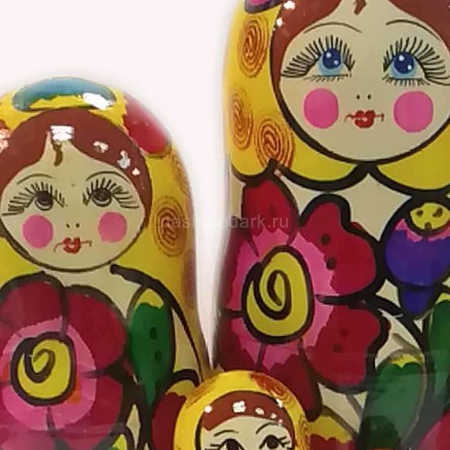 Матрешка Полхов-майданская 5 мест 17см арт. 1118321  Матрешка Полхов-майданская 5 мест 17см арт. 1118321