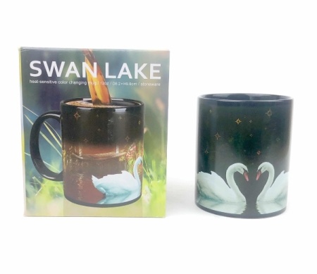  Кружка меняет рисунок "Лебеди" Артикул: 4743 