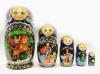 Матрешка "Авторская"  5 мест 18см арт. 458943
