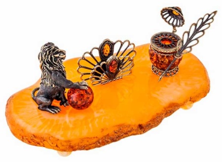 Письменный набор с чернильницей 240х255 мм. арт. №2 1230 