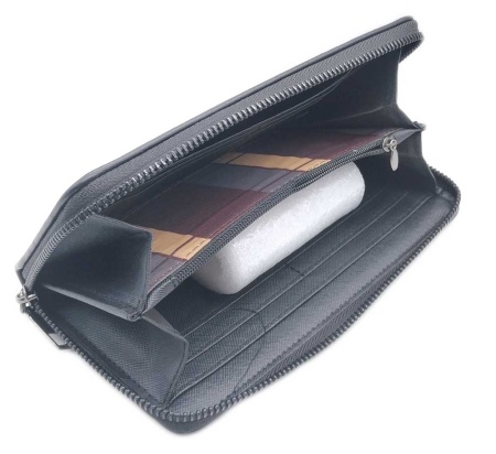 Портмоне мужское / Кошелек мужской на молнии 10х20 арт. 783283