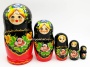 Матрешка цветы 5 мест 17см арт. 986127613