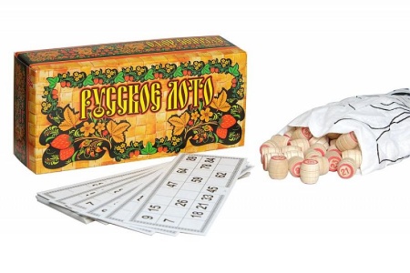 Русское Лото "Роспись" в картонном боксе Артикул: С-197 