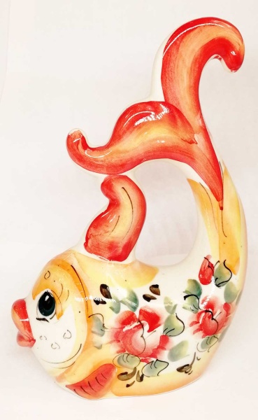 Золотая рыбка фигурка 18х11 см. арт. 678654 купить