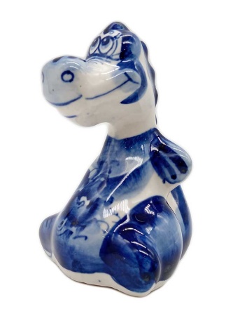 Дракон фигурка под гжель 8 см арт 7657322