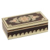 Шкатулка для Лото, инкрустированная соломкой 20х10х6 Артикул: И-5