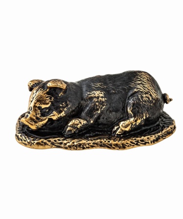 Поросенок спящий без подставки 60х20 мм. арт. 1266.1