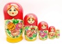 Матрешка цветы 5 мест 17см арт. 98612762