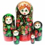 картинка Матрешка Хохлома 5 мест 16см  Арт. 280319688