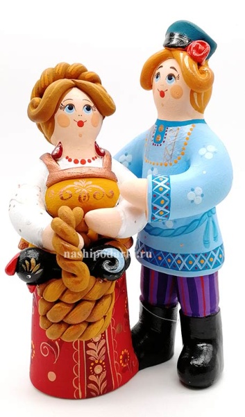 Парочка ковровская игрушка 18 см. арт. 35332