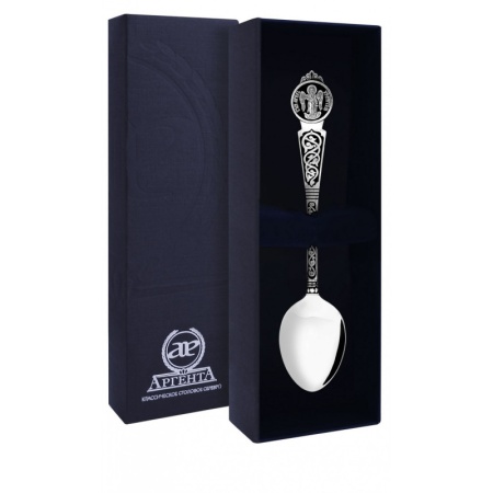 Ложка "Ангел-Хранитель" с чернением  Артикул: 761ЛЖ00006 магазин 