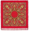 Павлопосадский платок 146/5 Венский вальс красный арт. 238812 