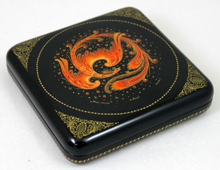 Шкатулка 12х12 см "Жар-птица" арт. 998344