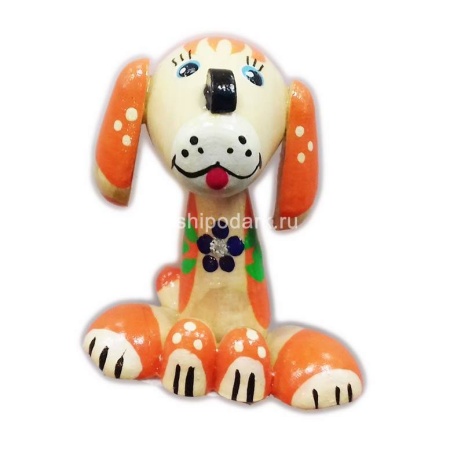 Магнит деревянный "Собачка" 6х4см Арт. 140219223