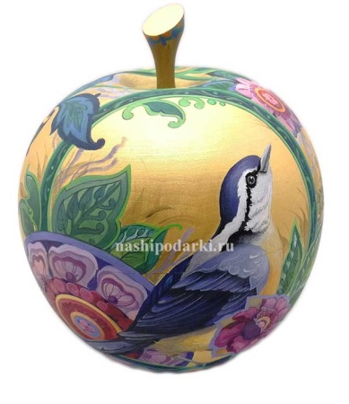 Яблоко шкатулка 18х13см арт. 846122 Яблоко шкатулка 18х13см арт. 846122