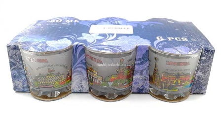 Стопки Москва цветные 6 шт. арт. 867219