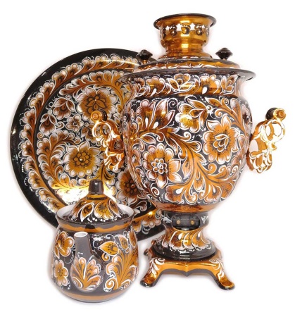 Самовар 3 литра набор "Кудрина" арт. 7675653 