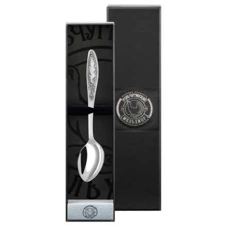Ложка десертная "Пламя" в футляре Артикул: С3208/8 