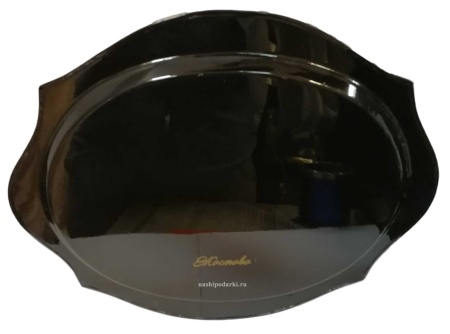 Металлический авторский поднос с цветами "Полевые цветы" 39см арт. 25654 