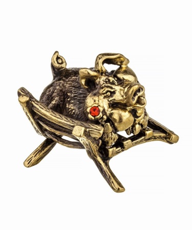 Поросенок Хрюша на кушетке б/п 23х24 мм. арт. 947.1