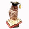 Майолика фигура "Сова на книгах" арт. 1118209 