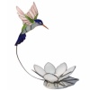 Витражный подсвечник "Колибри у цветка" 26х21см Арт. 150319558 