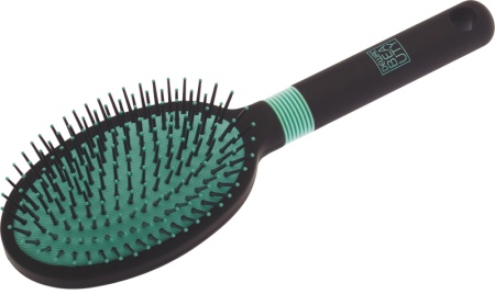 Массажная щетка овальная "Бирюза" DEWAL BEAUTY DBBZ1 